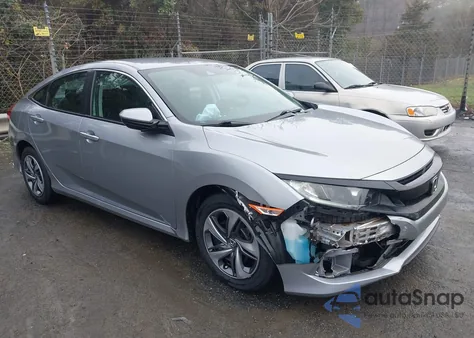 2019 Honda Civic Lx из США, поврежденный, VIN 2HGFC2F61KH580853
